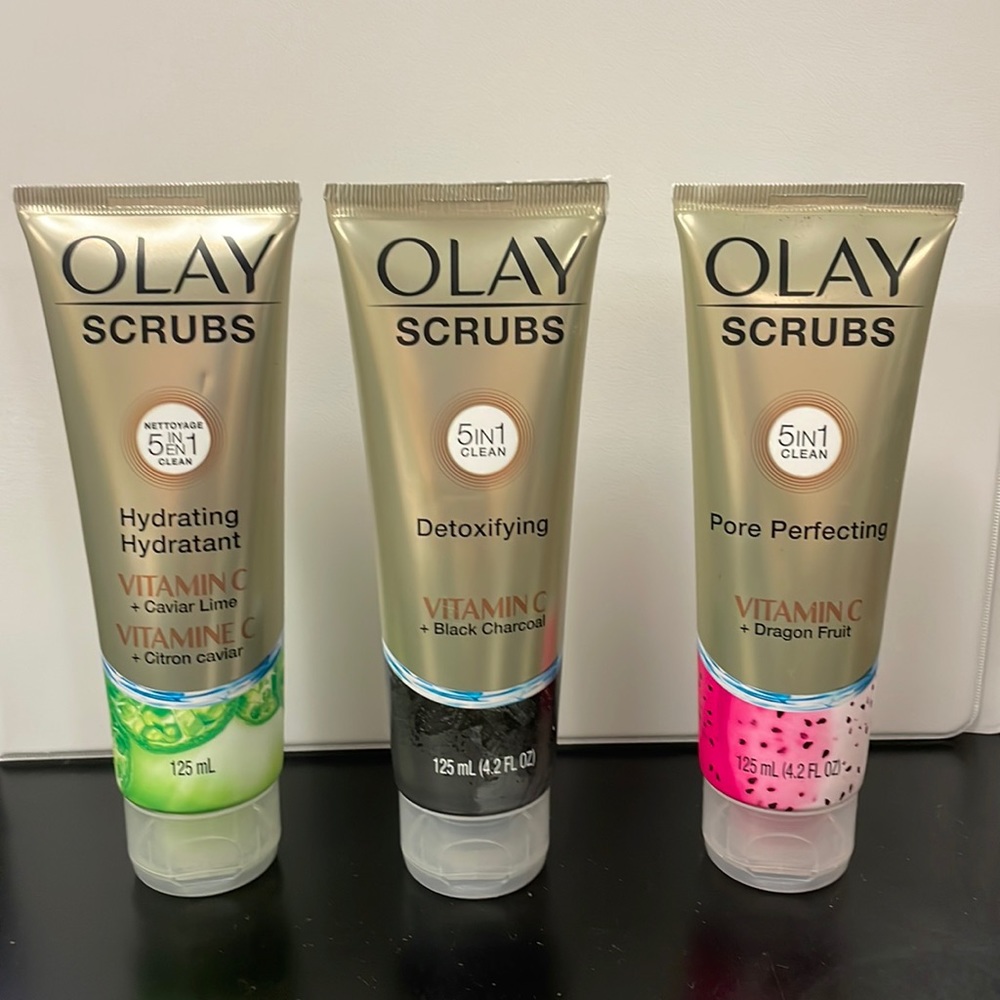 Olay scrubs hydrating, detoxifying, pore perfecting